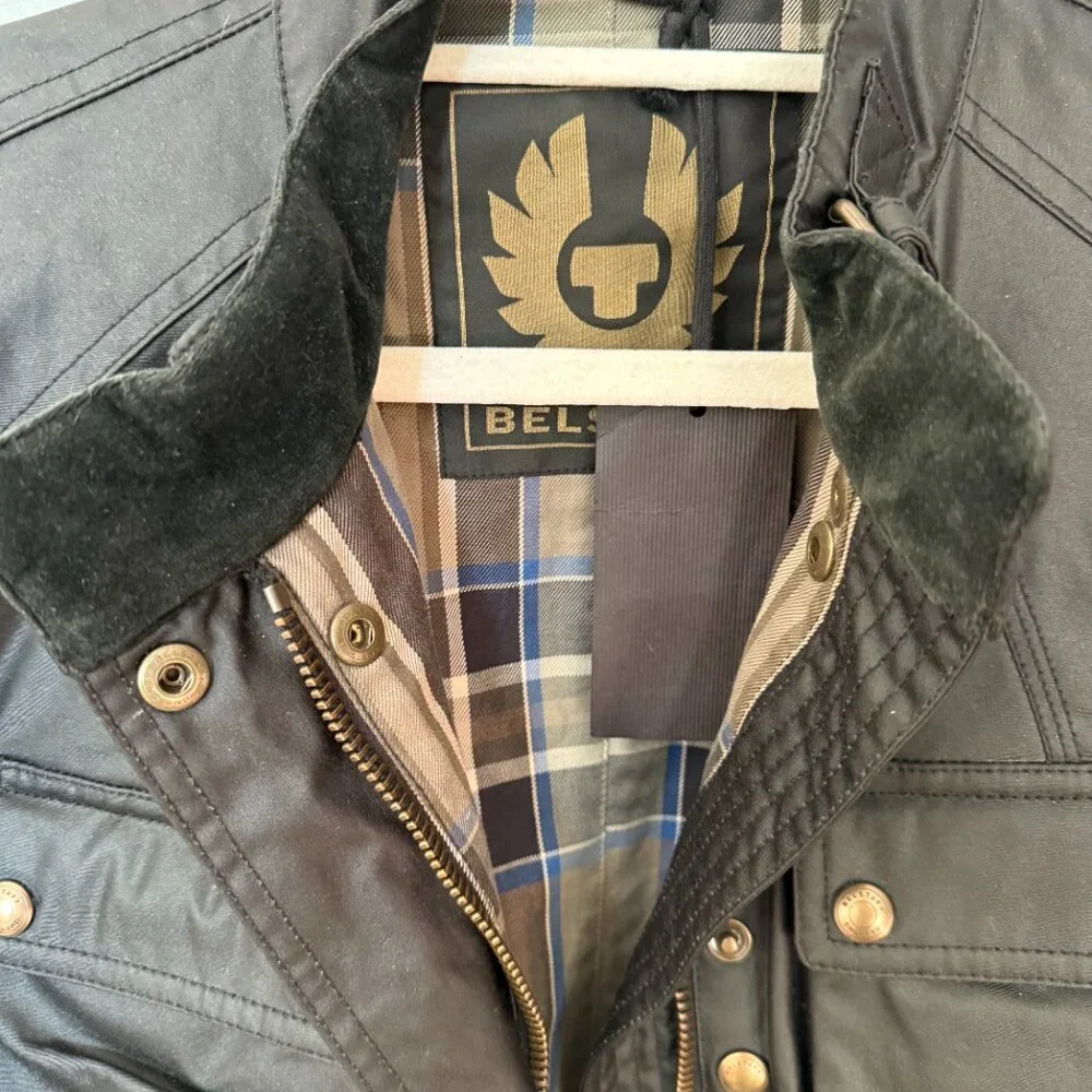 Belstaff Roadmaster Jacket (Winter Blue) w Belt - Picture 2 of 4